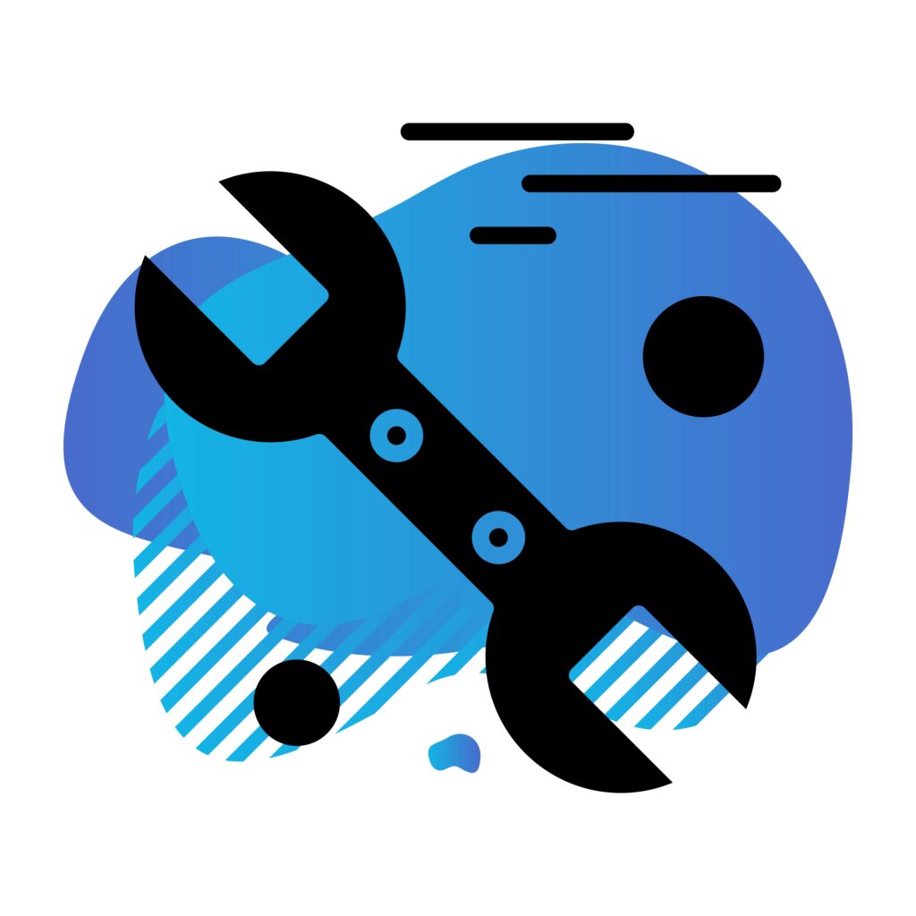vector wrench icon